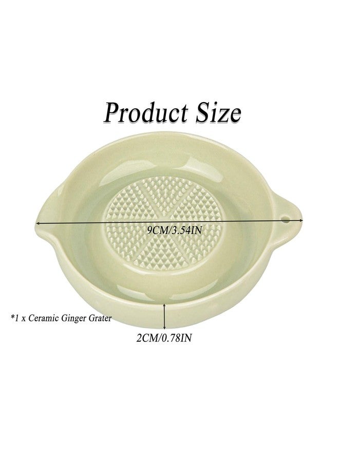 BdelrinQue Garlic Grater Plate, Efficient Kitchen Tool Ceramic Grater Plate, Ginger Grater Plate Suitable for Quickly Grind Garlic to Prepare Meals - Image 2